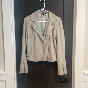 DSTLD Suede Moto Jacket